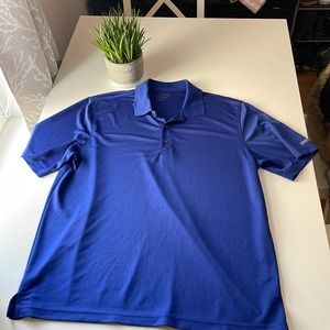 Izod blue polo t shirt